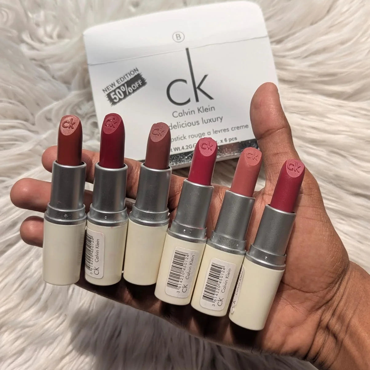 CALVIN KLEIN CK One Pure Color Lipstick - Pack of 6