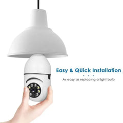360 Degree Wireless Wifi Light Bulb Security Camera