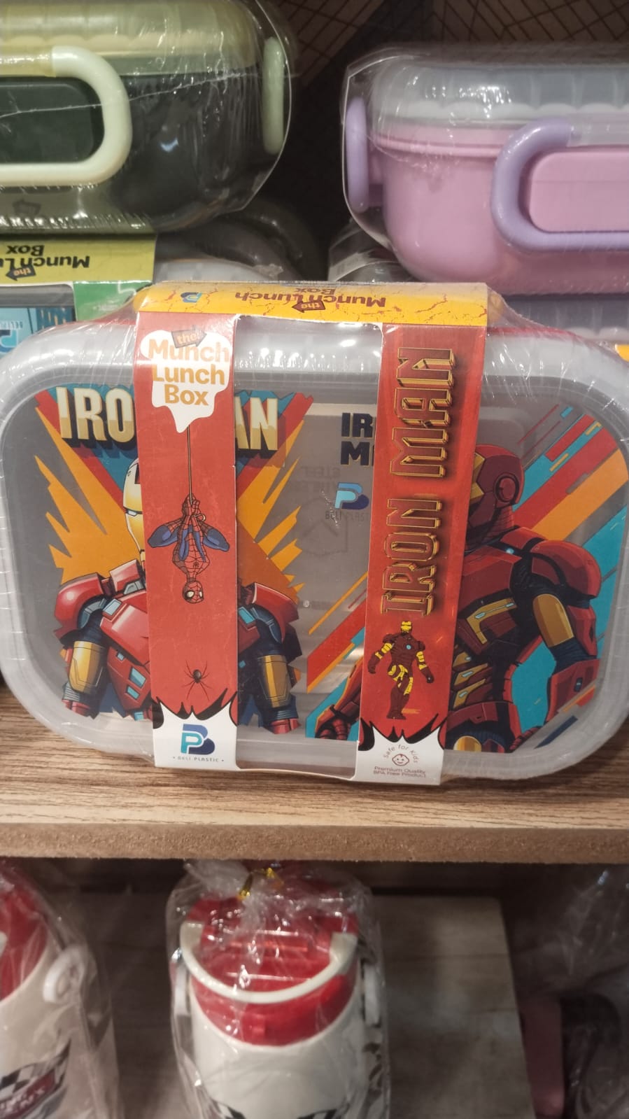 Cartoon brand character-themed plastic and stainless steel Lunch Box