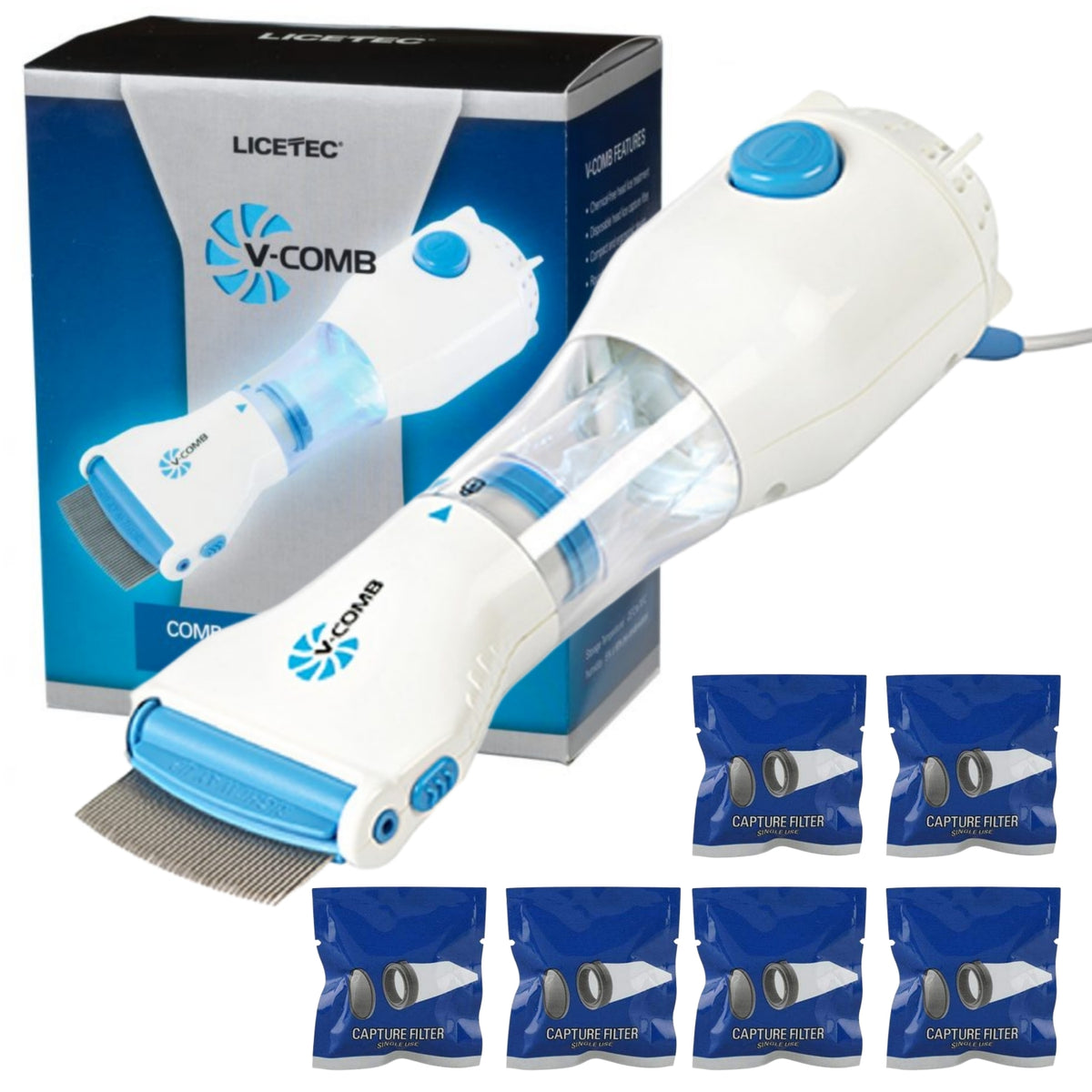 V Comb Electric Anti Lice Removal Machine