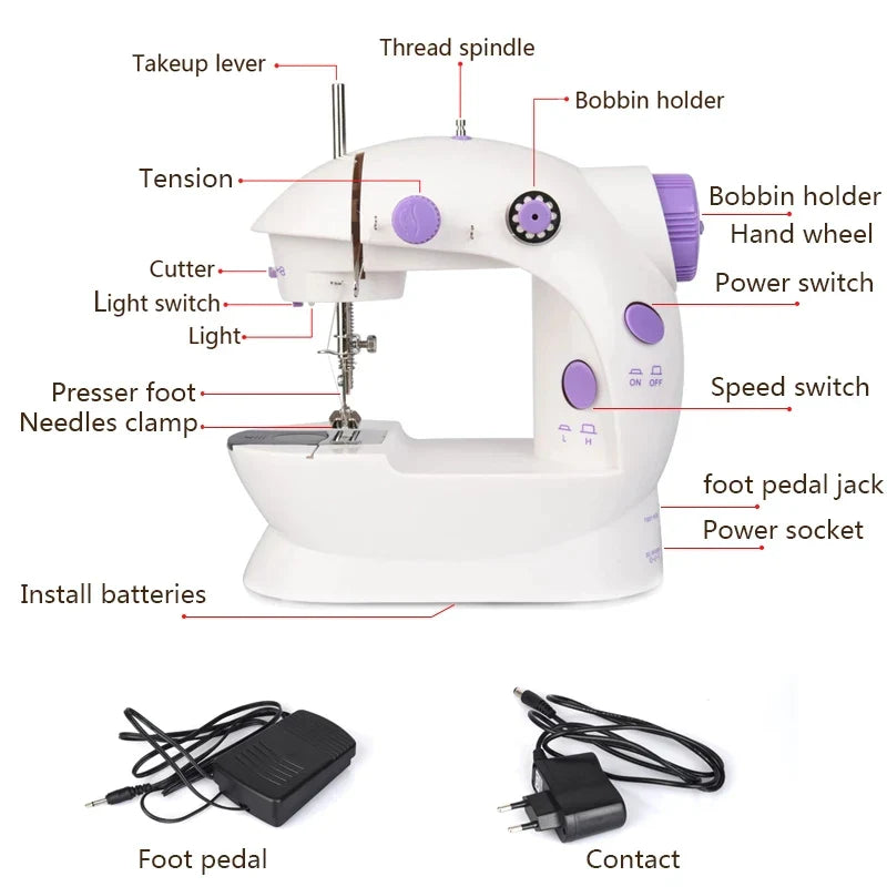 Mini Sewing Machine For Home Tailoring