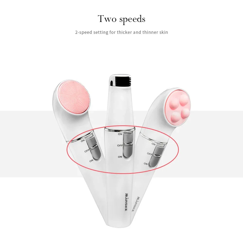 MARSKE 3in1 Face Massager + Epilator