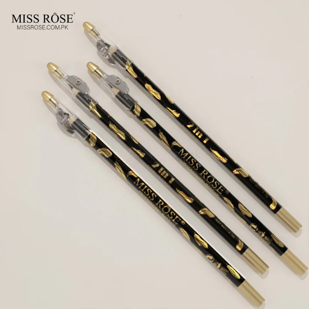 Miss Rose 2-in-1 Eyebrow Pencil – Black