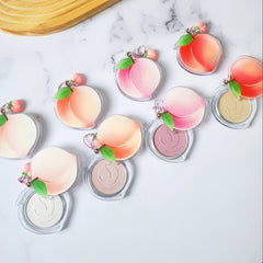 HUDA MOJI Peach-Themed Keychain Blusher & Highlighter - Each