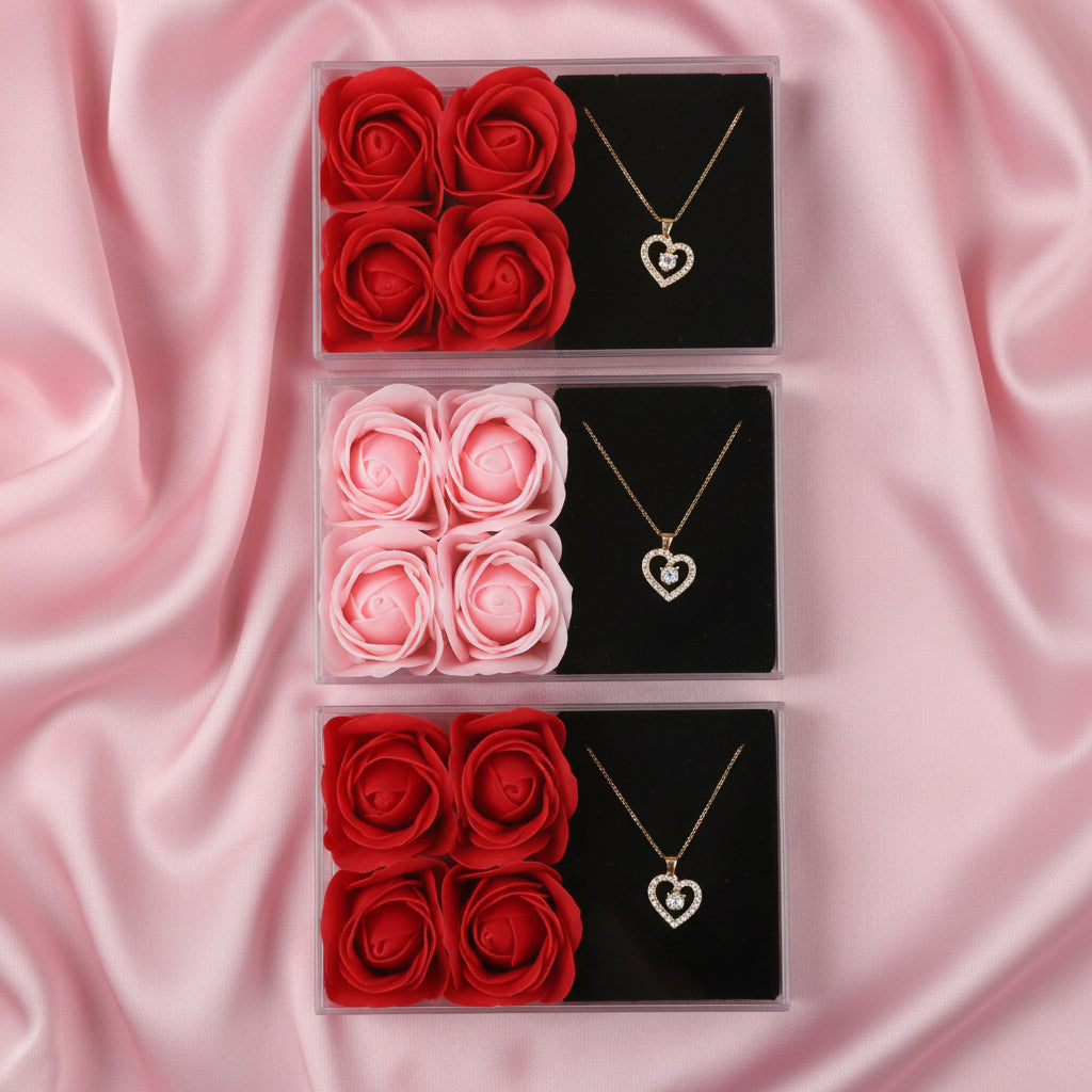 Necklace Rose Gift Box for your Beloved Ones