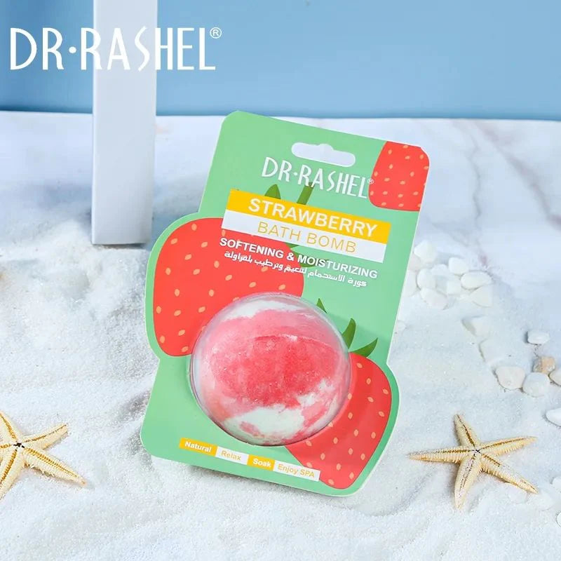 Dr. Rashel Strawberry Bath Bombs – 100g