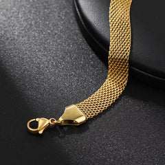 Stainless Steel mesh chain bracelet