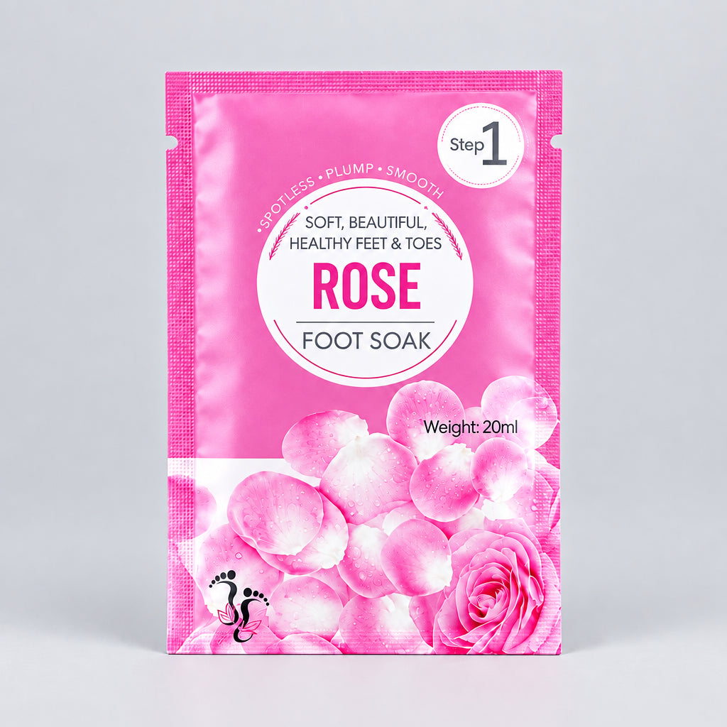 Rose 4-Step Foot Spa & Pedicure Kit