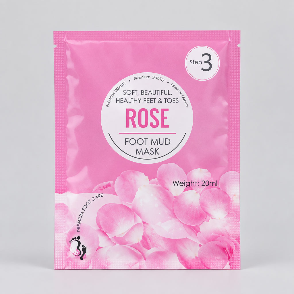 Rose 4-Step Foot Spa & Pedicure Kit