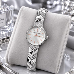 MICHAELKORS Diamond Cut Glass Watch With Box