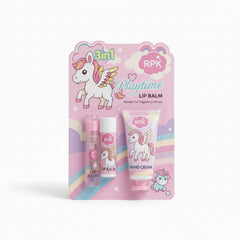 RPK 3-in-1 perfume, lip balm, and hand cream set