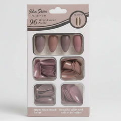 Color Sister 96-Piece Artificial Nails Set