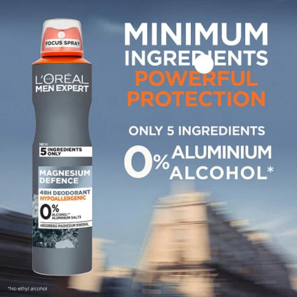 L'Oréal Men Expert Magnesium Defence Body Spray 250ml