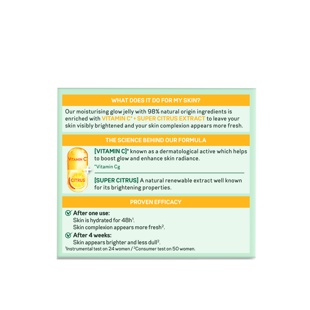 Garnier Skin Active Vitamin C Brightening Glow Jelly Moisturizer – 50 ml