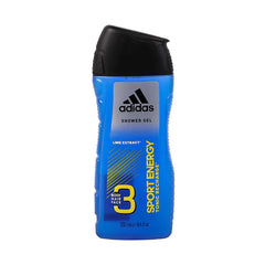 Adidas Sport Energy 3-in-1 Shower Gel with Lime Extract (250ml)