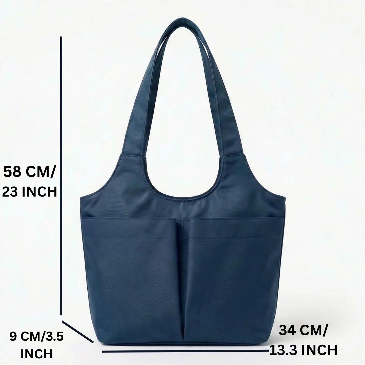 Casual Waterproof Nylon Shoulder Bag - Each