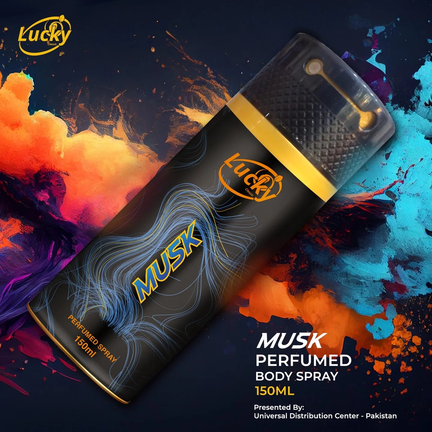 Lucky's Musk Body Spray - 150ml