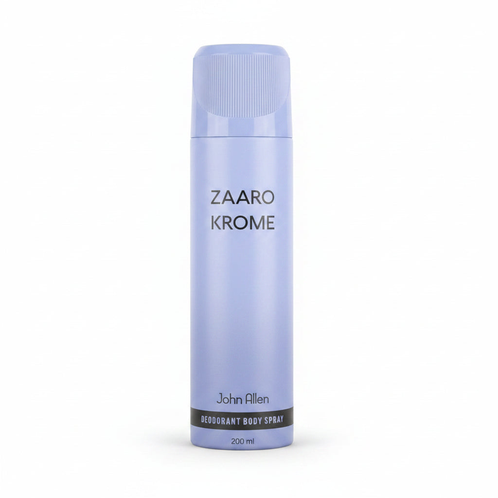 John Allen Zaaro Krome Perfumed Body Spray – 200ml
