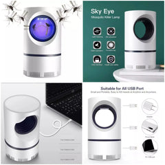 USB Rechargeable Radiationless Electric Mosquito Killer Lamp
