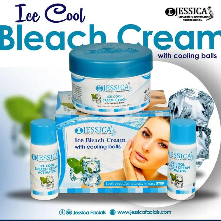 2 in 1 Jessica Ice Cool Bleach Cream 500ml