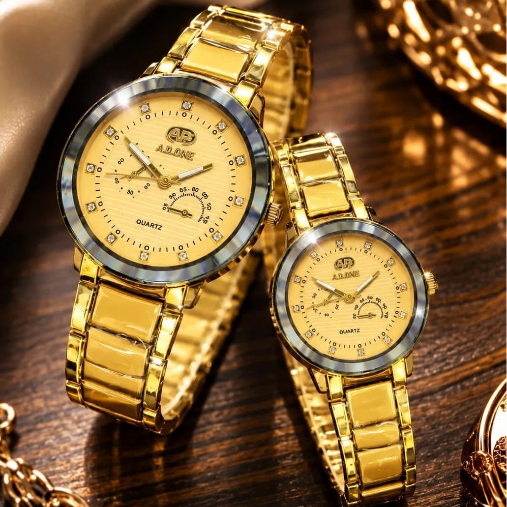 AD.ONE Luxury Ceramic Bracelet Quartz Couple Watch