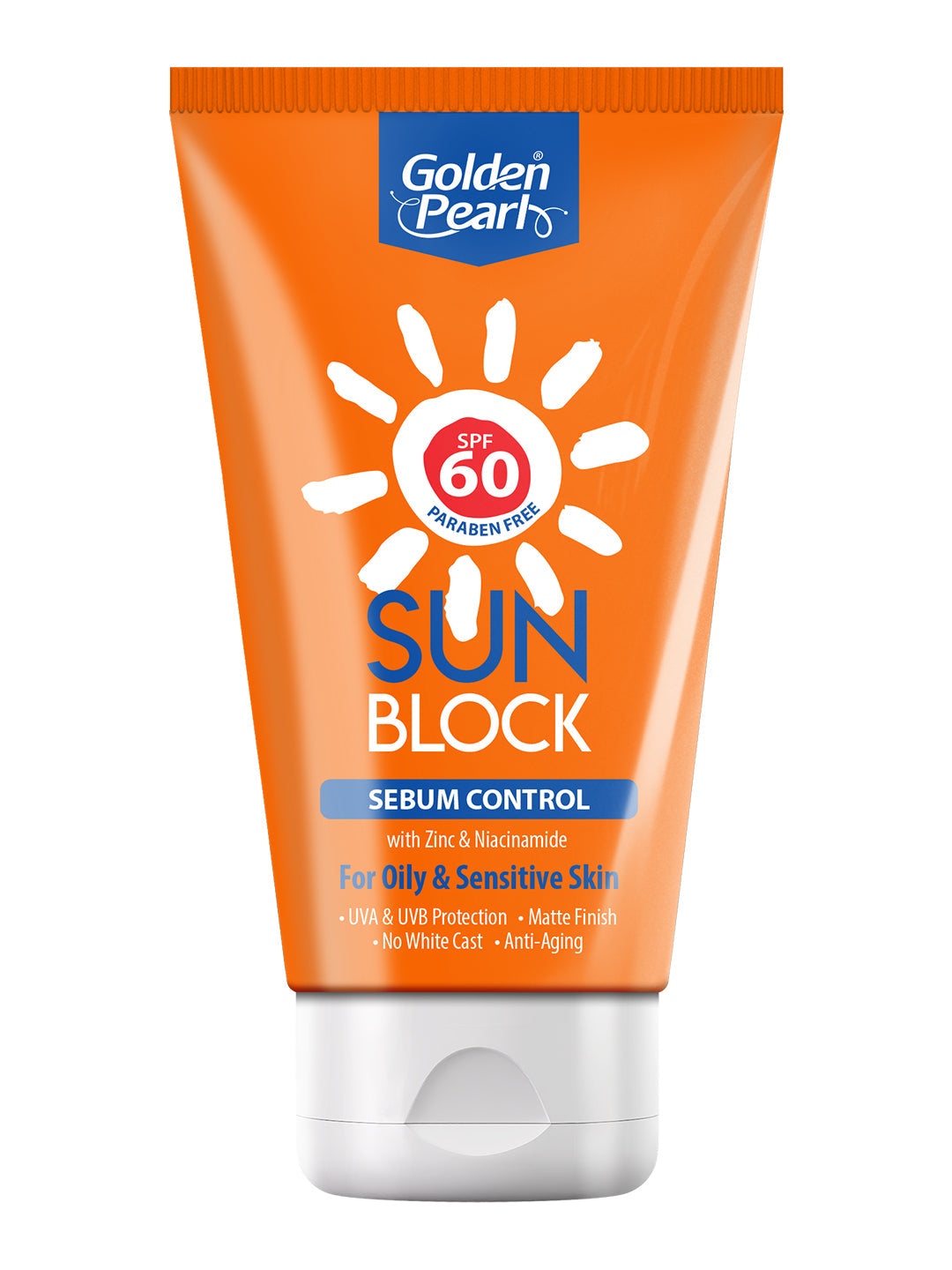 Golden Pearl Sun Block Sebum Control (SPF 60)