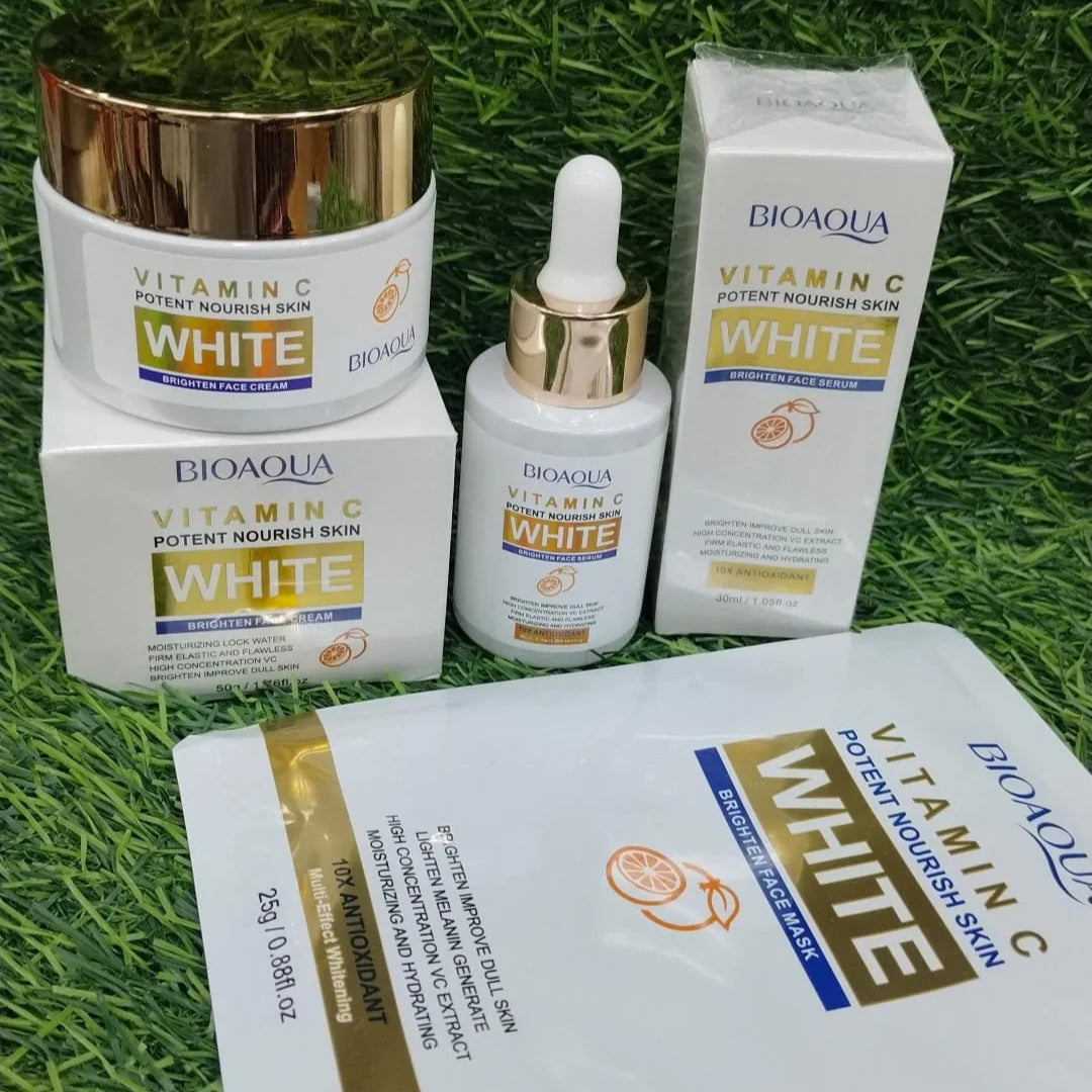 3 Pcs Bioaqua Vitamin C Skin Care Deal