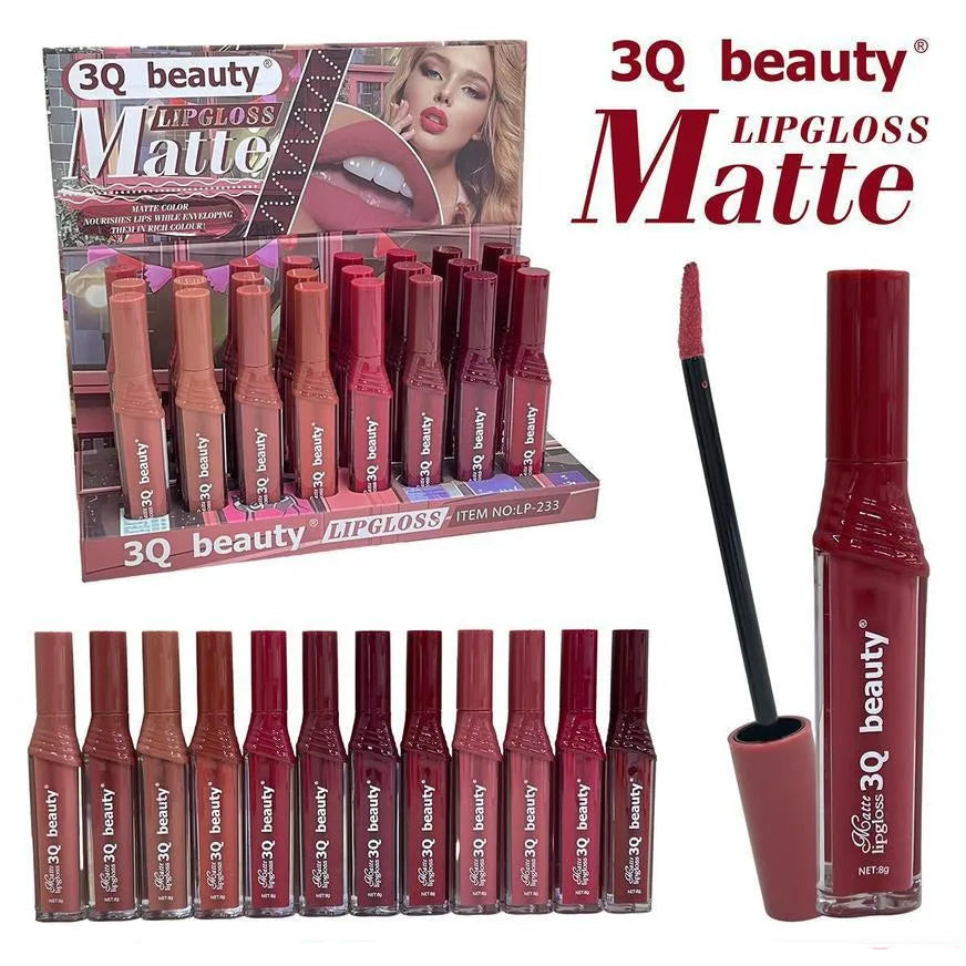 3Q beauty Matte Waterproof lipgloss