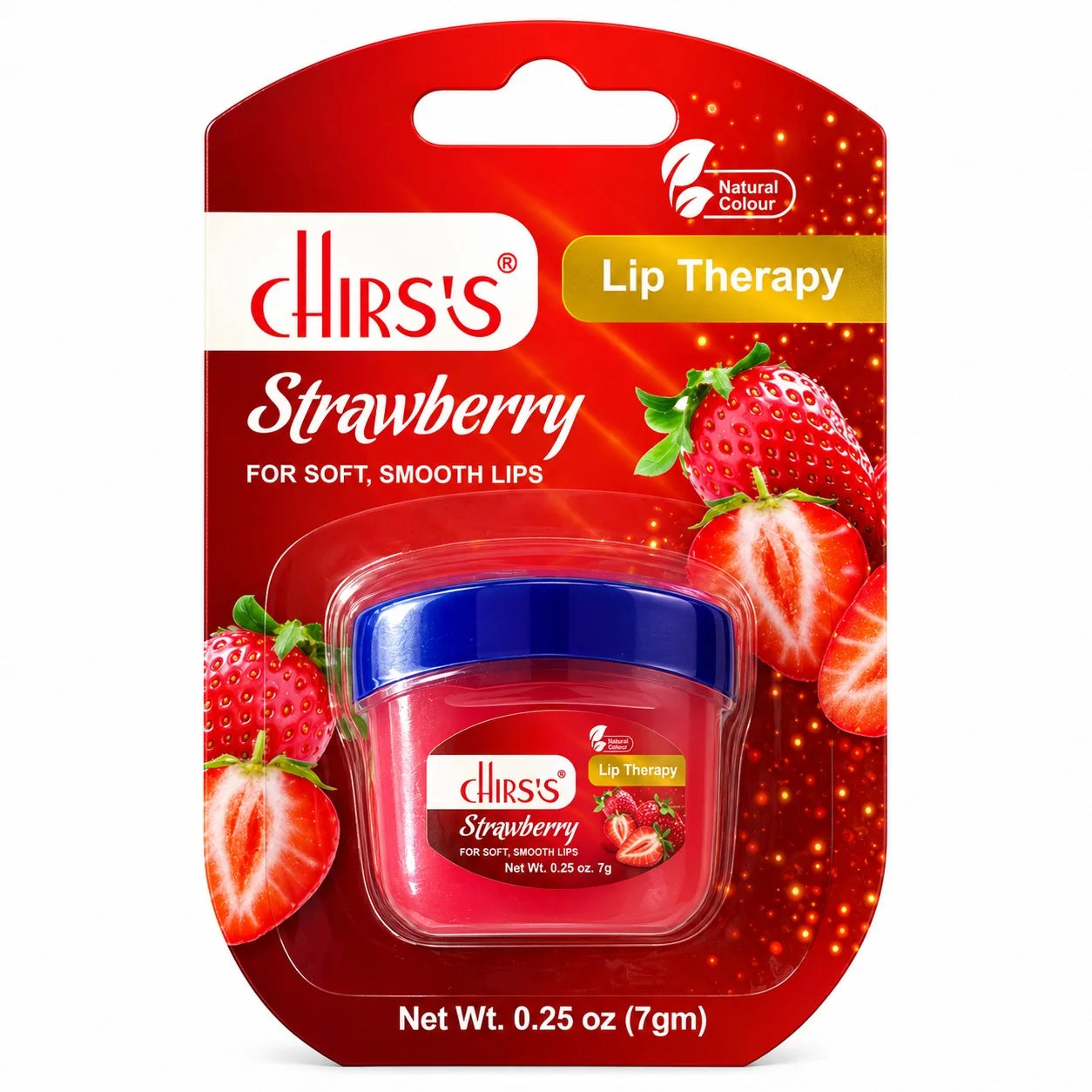 CHIRS'S Strawberry Lip Therapy Lip Balm – 7g