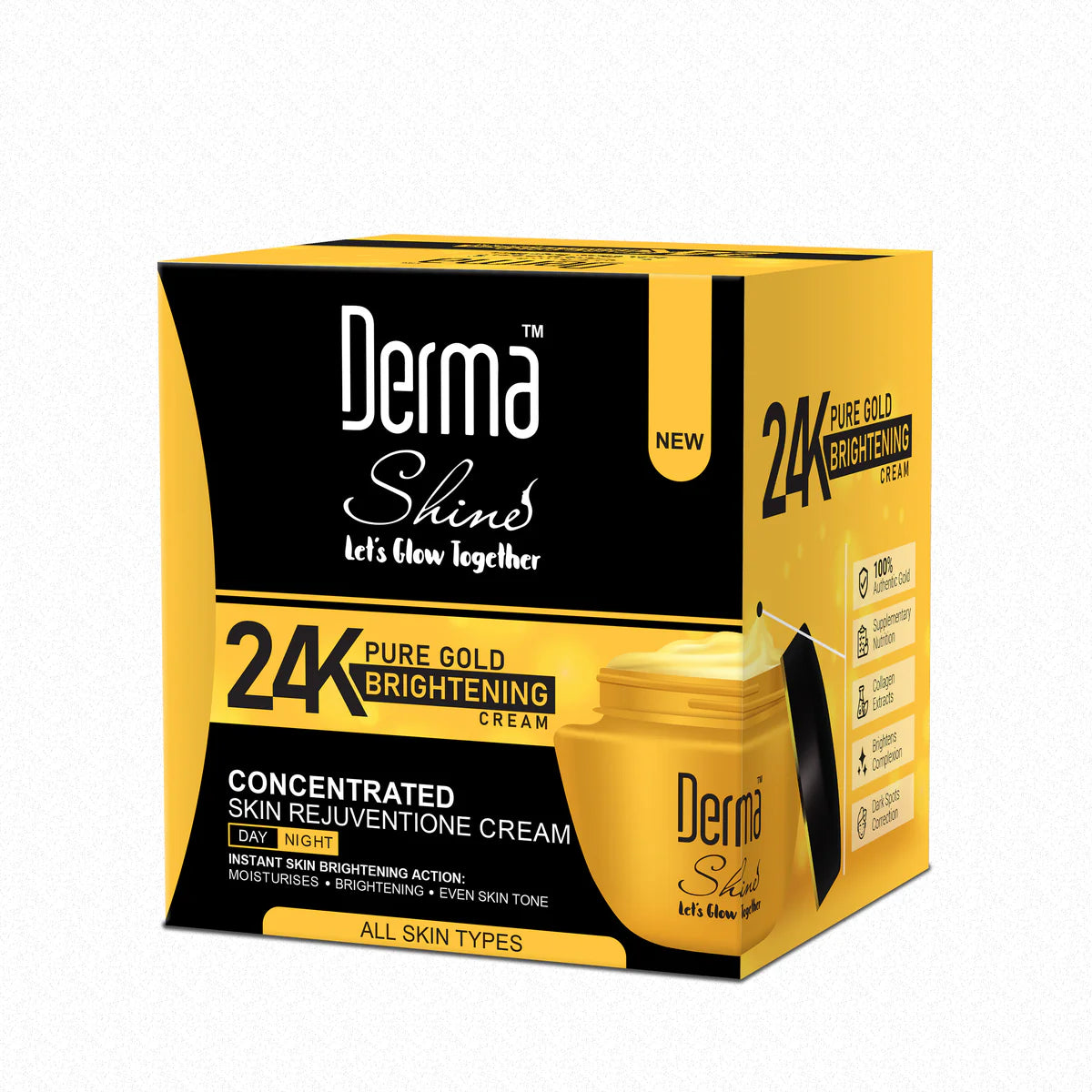 Derma Shine 24K Brightening Cream – 50g