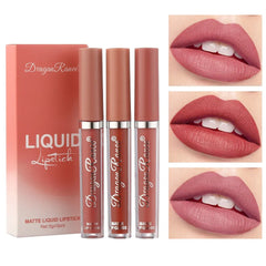 3 Pcs Dragon Ranee Matte Lipgloss Set