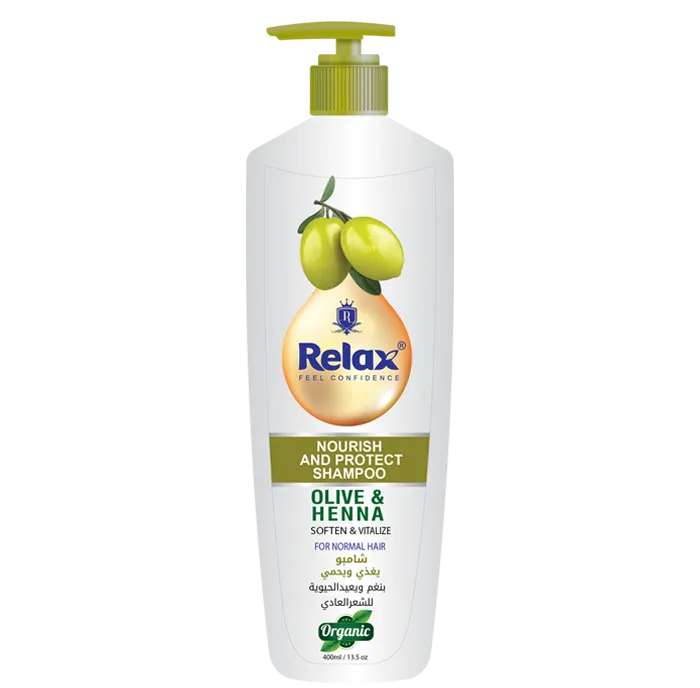 Relax Olive & Henna Shampoo - 400ml
