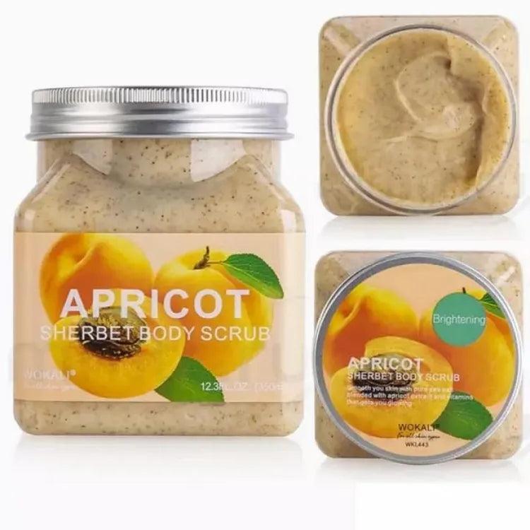 Wokali Apricot Sherbet Body Scrub - 350 ml