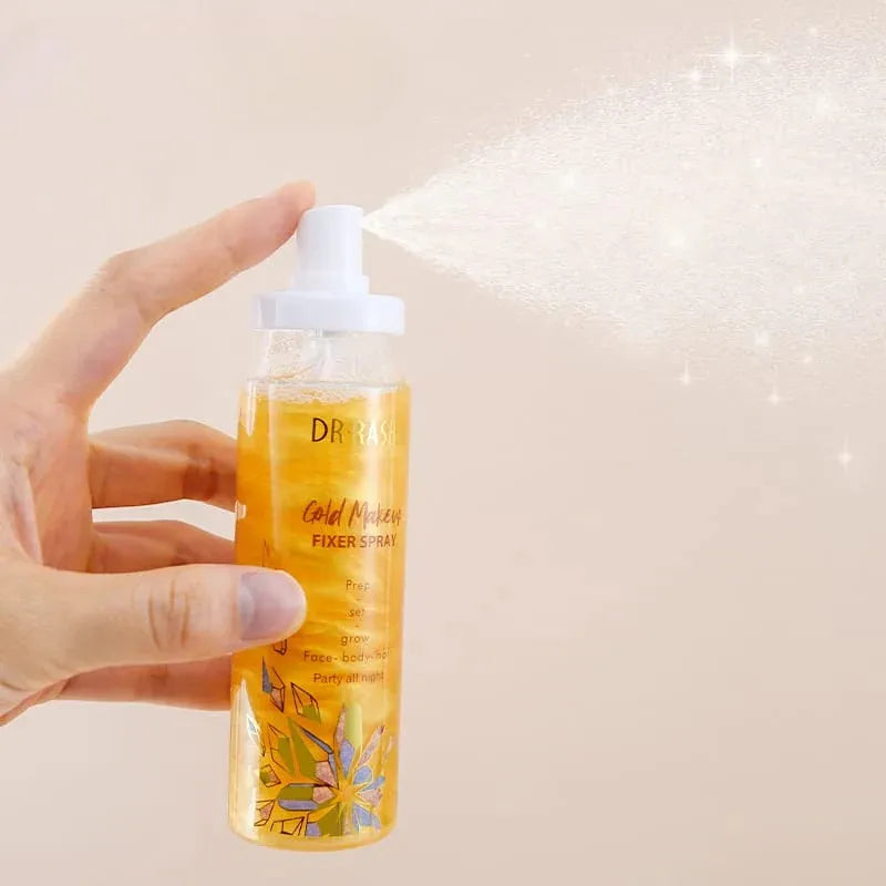 Dr.Rashel Lightweight & Moisturizing Gold Makeup Fixer Spray - 100ml