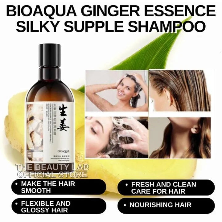 Bioaqua Ginger Essence Silky Supple Shampoo - 250ml