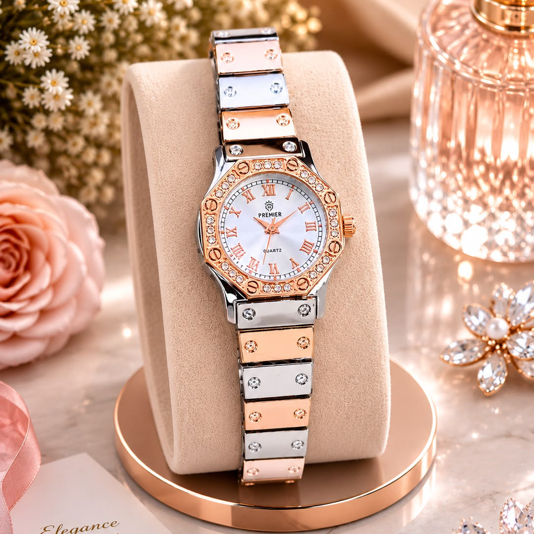 Premier Ladies Fancy Watch – New Model with Butterfly Lock