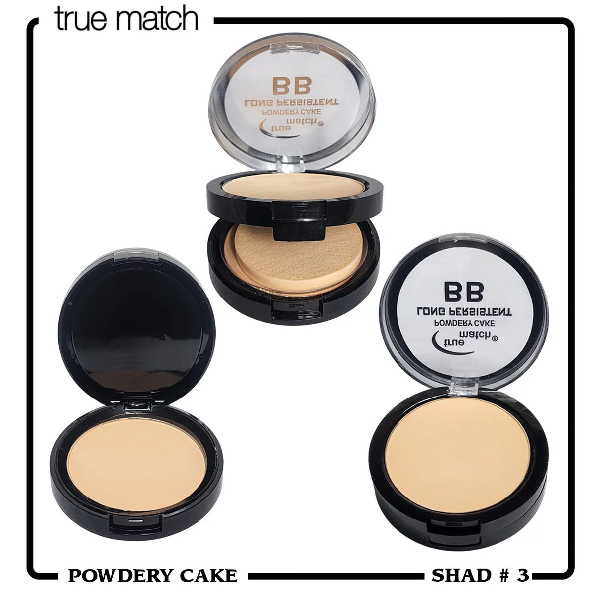 True Match Long Presistent Face Powder Cake
