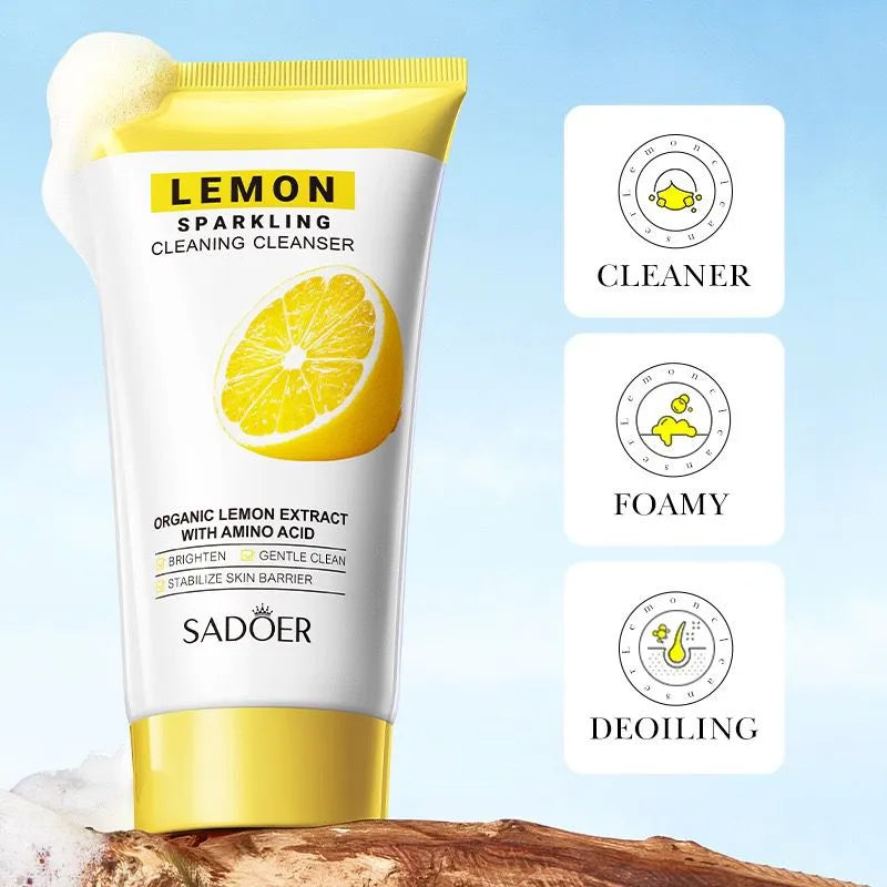 SADOER Lemon Sparkling Cleaning Cleanser With Amino Acid