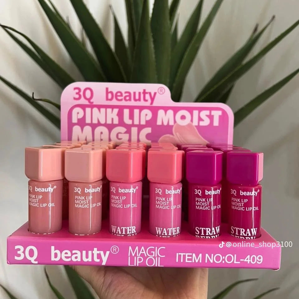 3Q Beauty Pink Lip Moist Magic Lip Oil