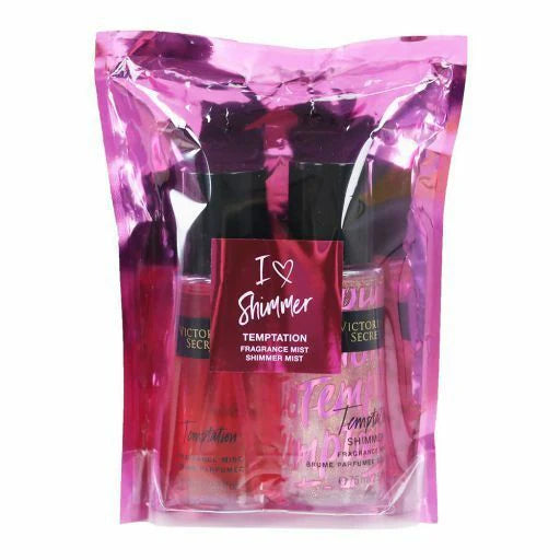 Victoria's Secret Temptation 2in1 Body Mist & Shimmer Mist (75ml Each)