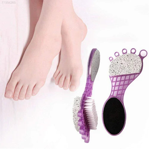 4 in 1 Foot File with Pedicure and Manicure Brush