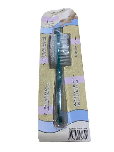 4 Step Foot Pedicure Paddle Brush