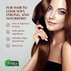 Vatika Natural Cactus Enrich Hair Oil Hair Fall Control 300ml