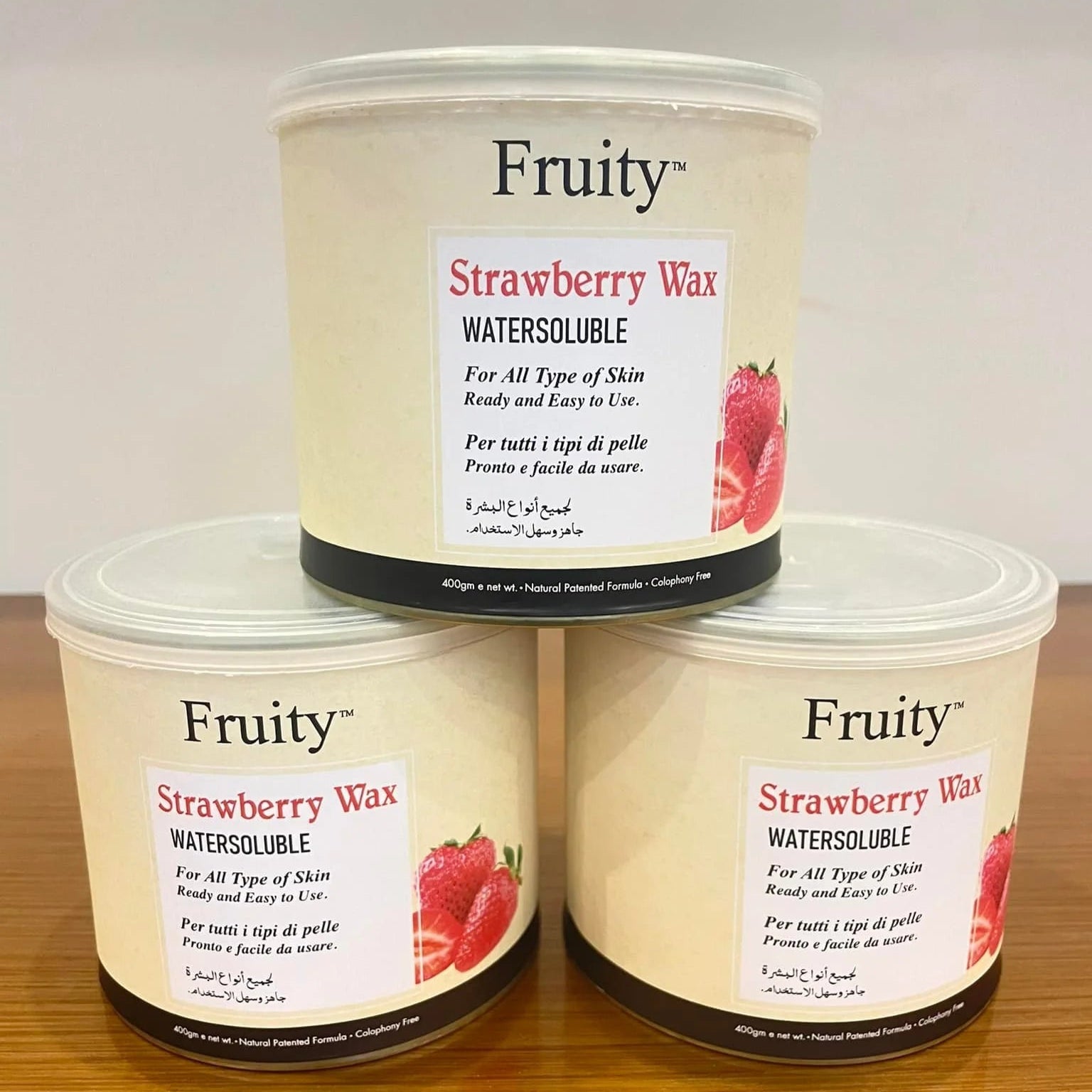 Fruity Water Soluble Hair Removing Wax Original 400gm