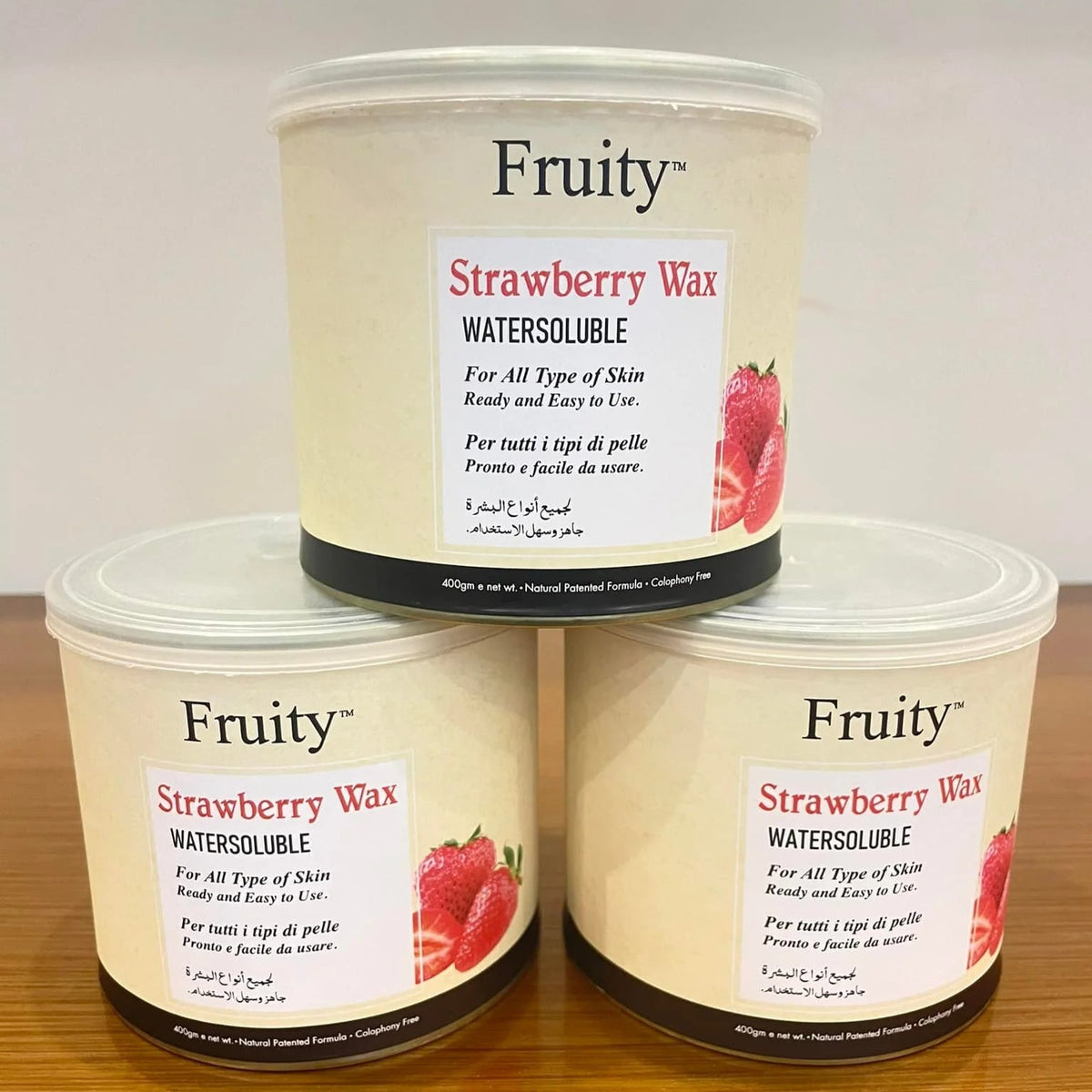 Fruity Water Soluble Hair Removing Wax Original 400gm