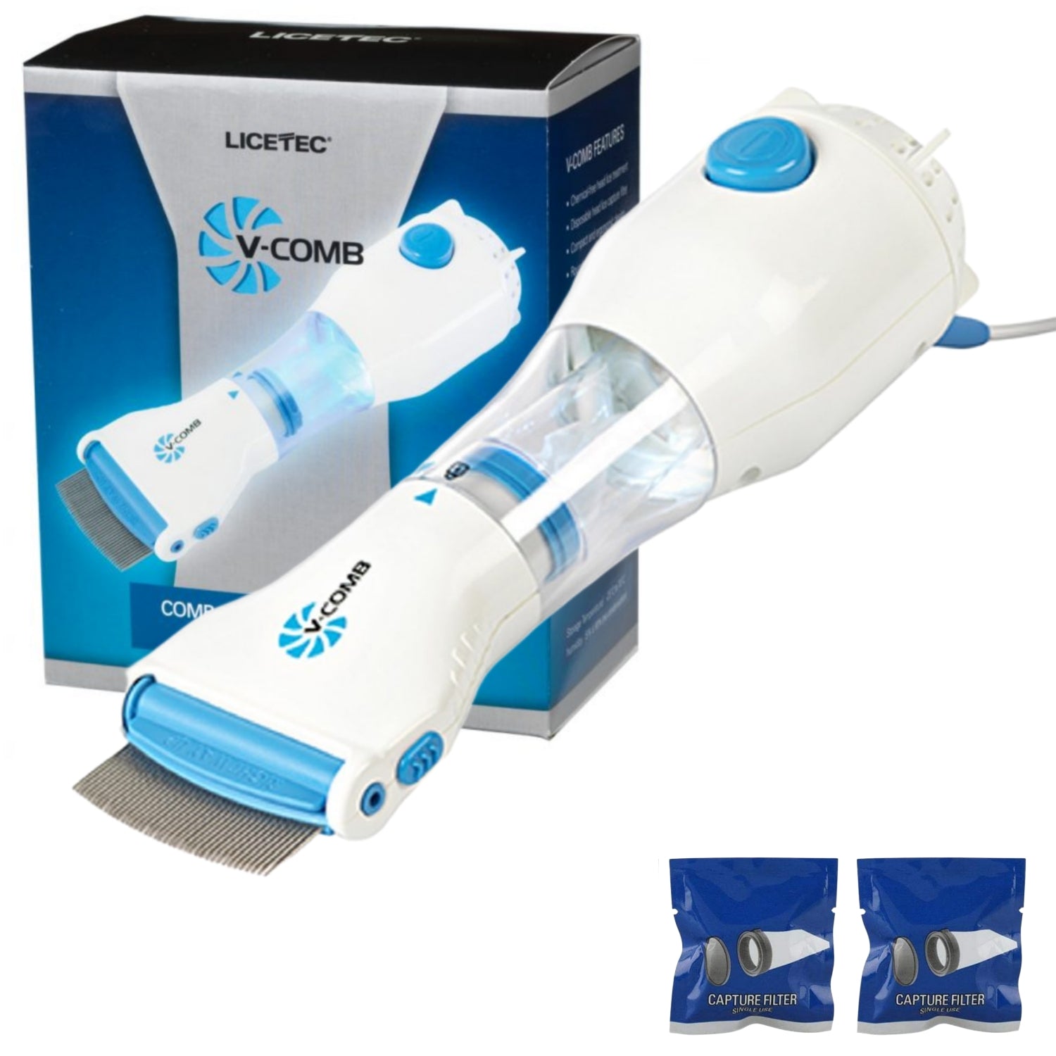 V Comb Electric Anti Lice Removal Machine