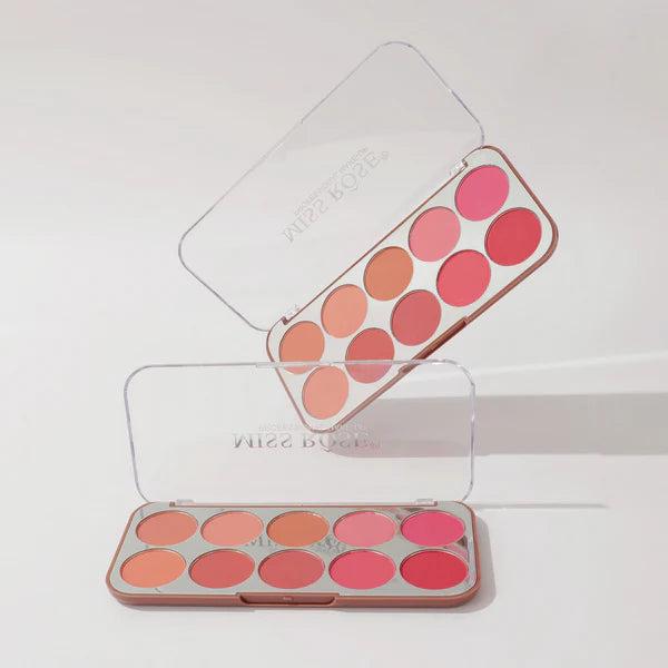 Miss Rose Blushers Palette - 10-Color