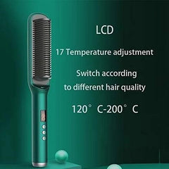 909 LED Hair Straightening Brush