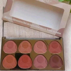 Miss Rose New Blush-on Palette - 8 Colors