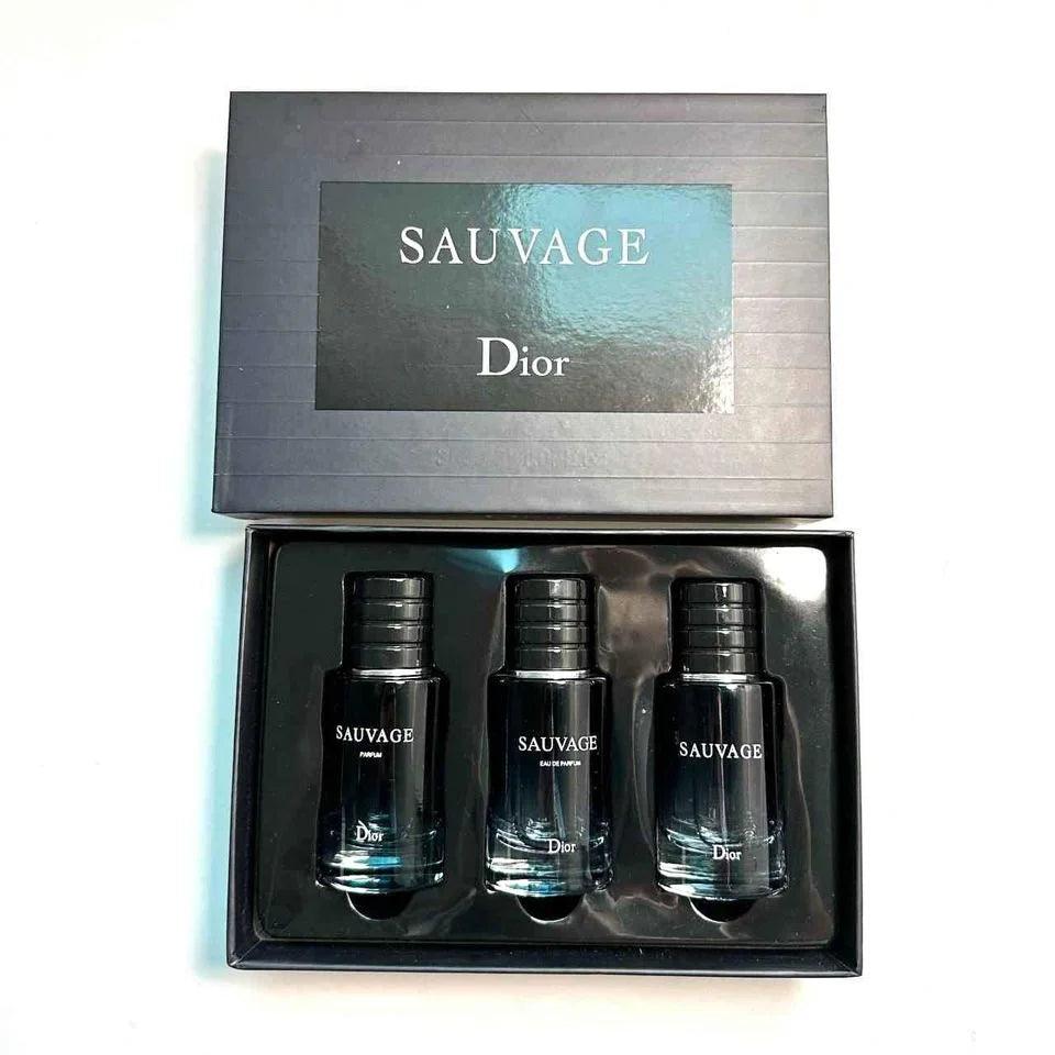 Dior Sauvage Gift Set for Men3-in-1 - 30ml  - Dubai - 100% Original Testers